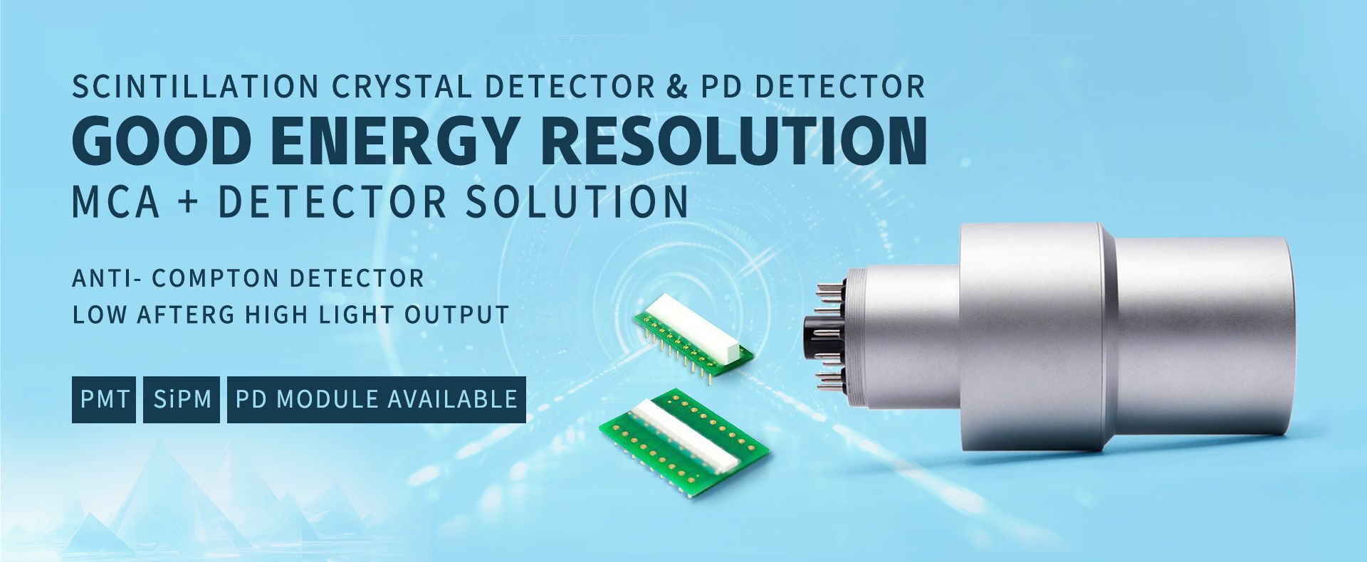 Scintillators, Crystals wafers, Semiconductor wafers