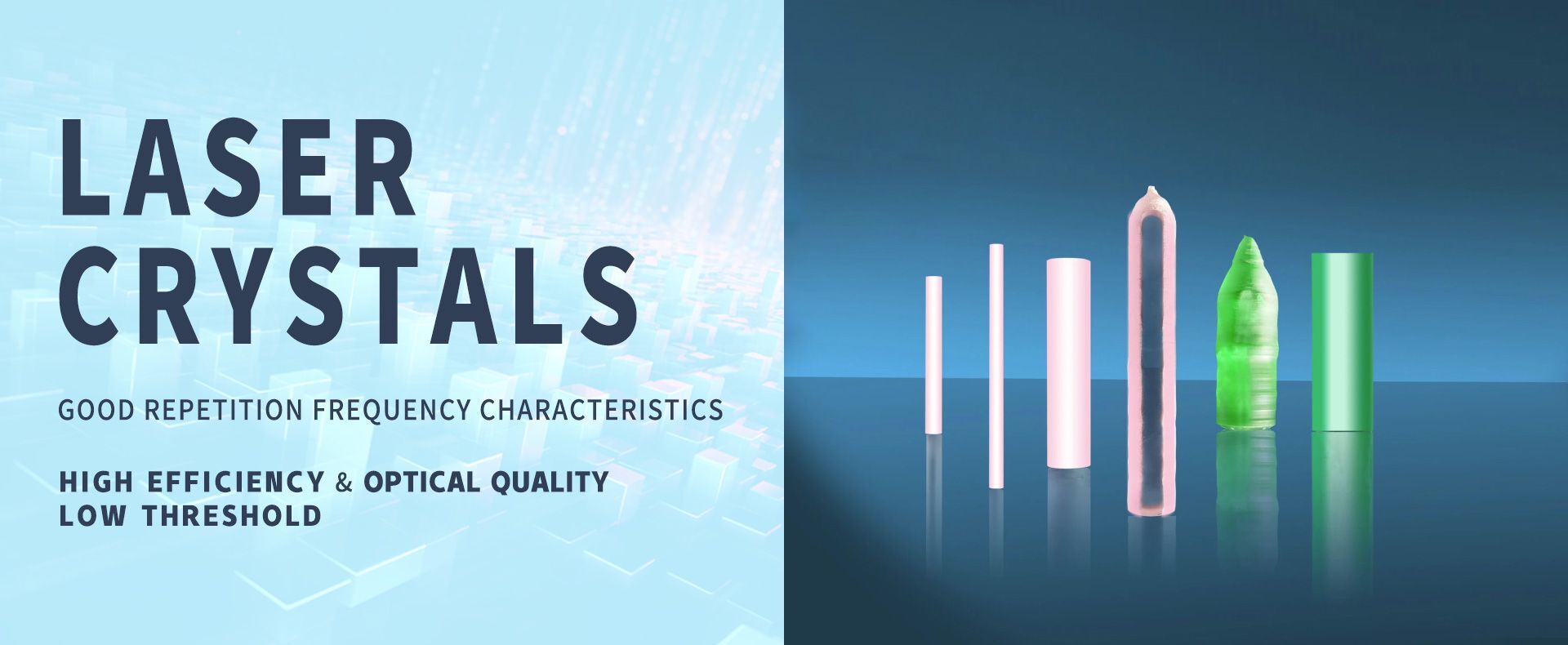 IR optics, Laser crystals, Laser optics, GAMMA Ray detectors, X-Ray detection